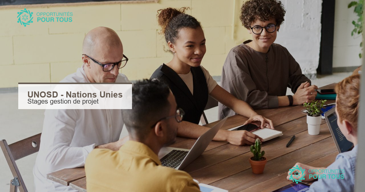 UNOSD recrute des stagiaires en gestion de projet en Corée du Sud