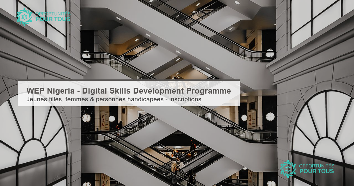 WEP Nigeria – Digital Skills Development Programme (jeunes filles, femmes et personnes en situation de handicap)