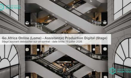 Go Africa Online – recrute un(e) Assistant(e) Production Digital (Stagiaire, Lomé)