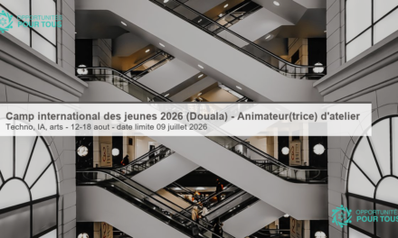 Camp international des jeunes 2026 (Douala) – appel à animateurs(trices) d&rsquo;atelier