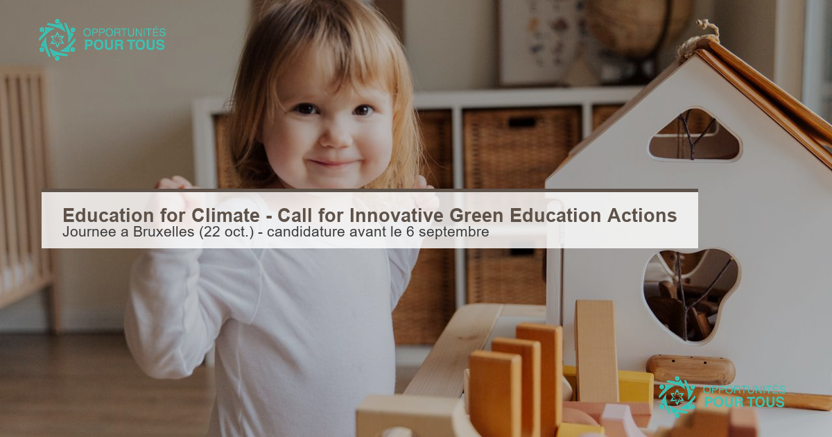 Education for Climate – Call for Innovative Green Education Actions