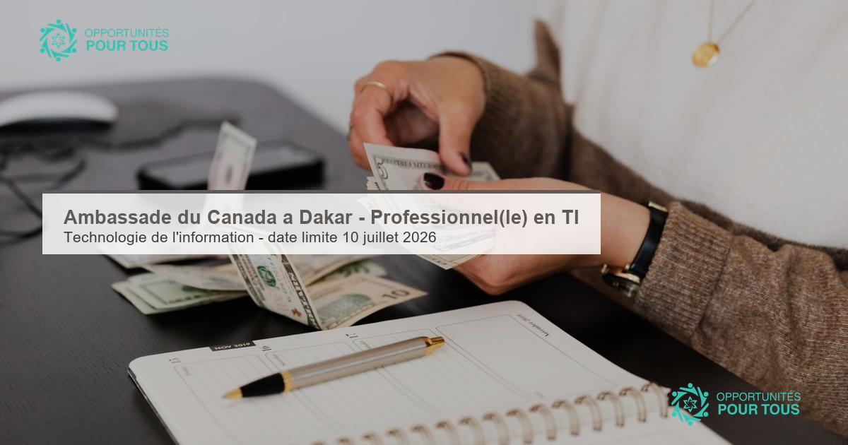 Ambassade du Canada à Dakar – recrute un(e) Professionnel(le) en technologie de l&rsquo;information