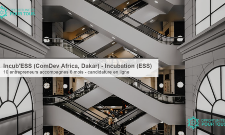 Incub&rsquo;ESS (ComDev Africa, Dakar) – programme d&rsquo;incubation (Économie Sociale et Solidaire)