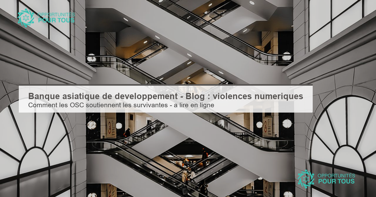 Banque asiatique de développement – Les OSC face aux violences numériques envers les femmes