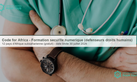 Code for Africa – Formation en ligne en sécurité numérique pour les défenseur·e·s des droits humains