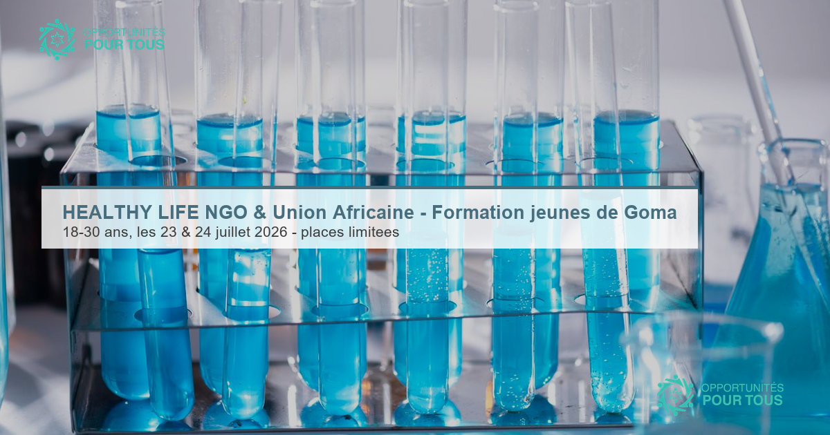 HEALTHY LIFE NGO & Union Africaine – Formation pour les jeunes de Goma (18-30 ans)