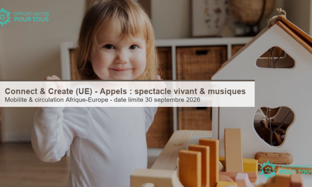 Connect & Create – Appels à candidatures : spectacle vivant et musiques (Afrique-Europe)