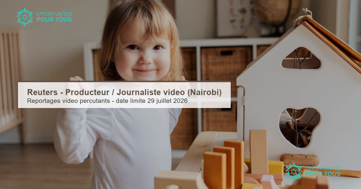 Reuters – Producteur / Journaliste vidéo expérimenté (Nairobi)