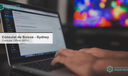 Le Consulat général de Suisse à Sydney recrute un Consular Officer