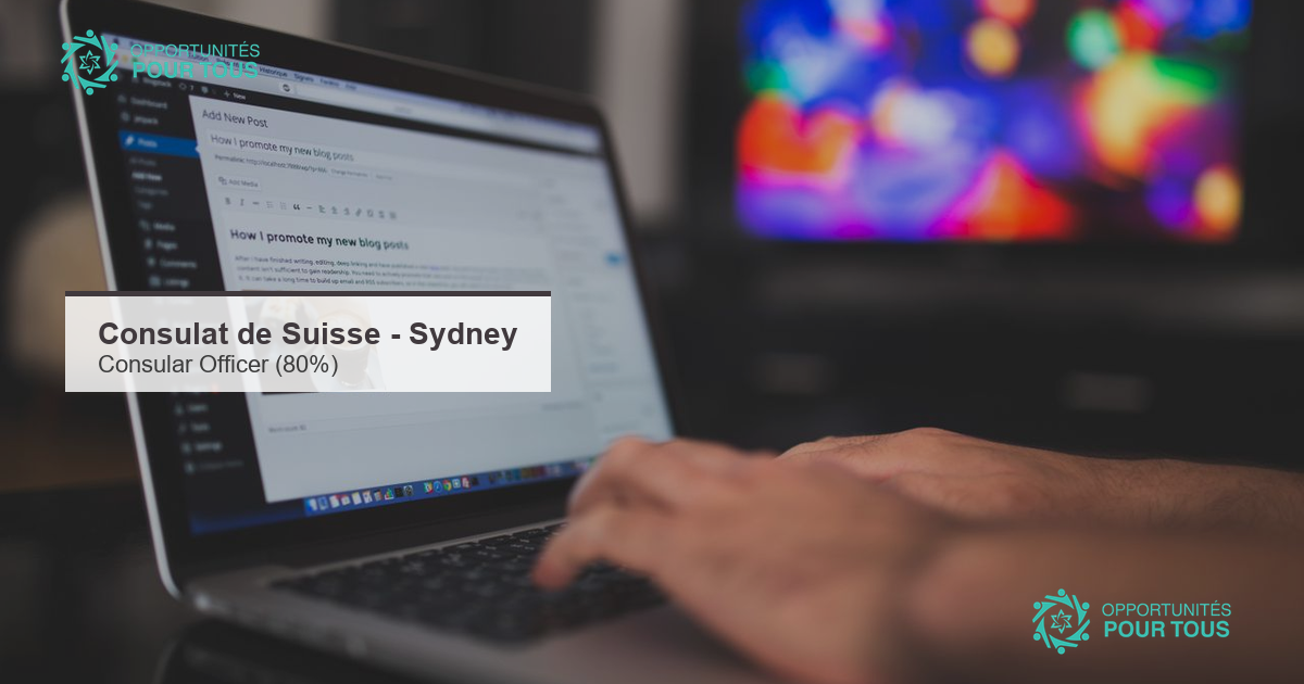Le Consulat général de Suisse à Sydney recrute un Consular Officer