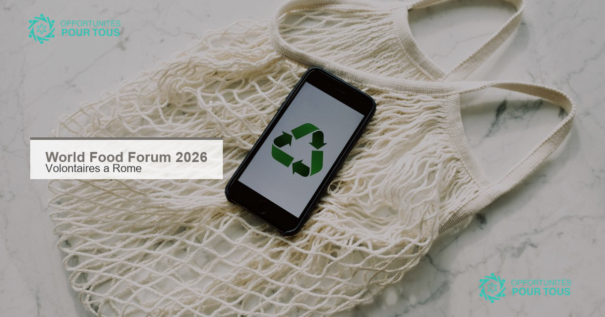World Food Forum 2026 : appel à volontaires à Rome
