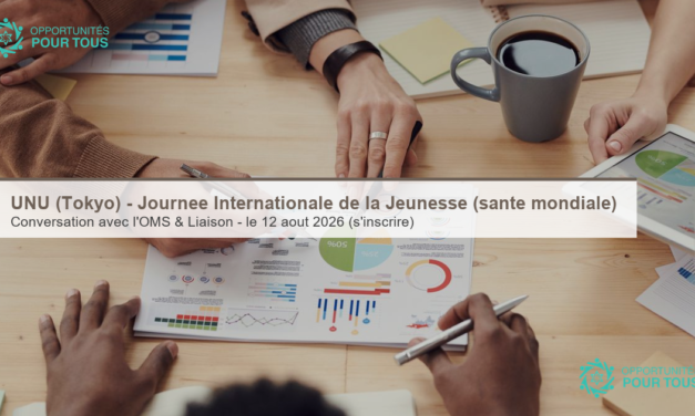 UNU (Tokyo) – Journée Internationale de la Jeunesse : conversation sur la santé mondiale