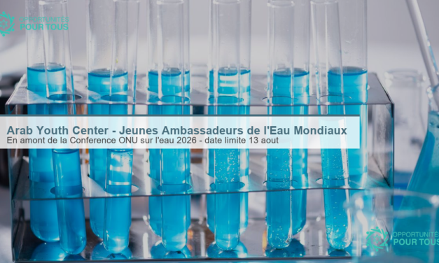 Arab Youth Center – Programme des Jeunes Ambassadeurs de l&rsquo;Eau Mondiaux