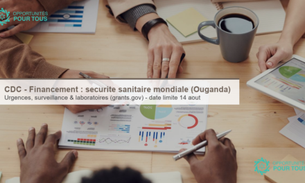 CDC – Opportunité de financement pour la sécurité sanitaire mondiale (Ouganda)