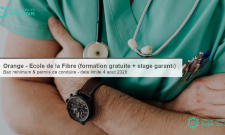 Orange – École de la Fibre : formation gratuite avec stage garanti