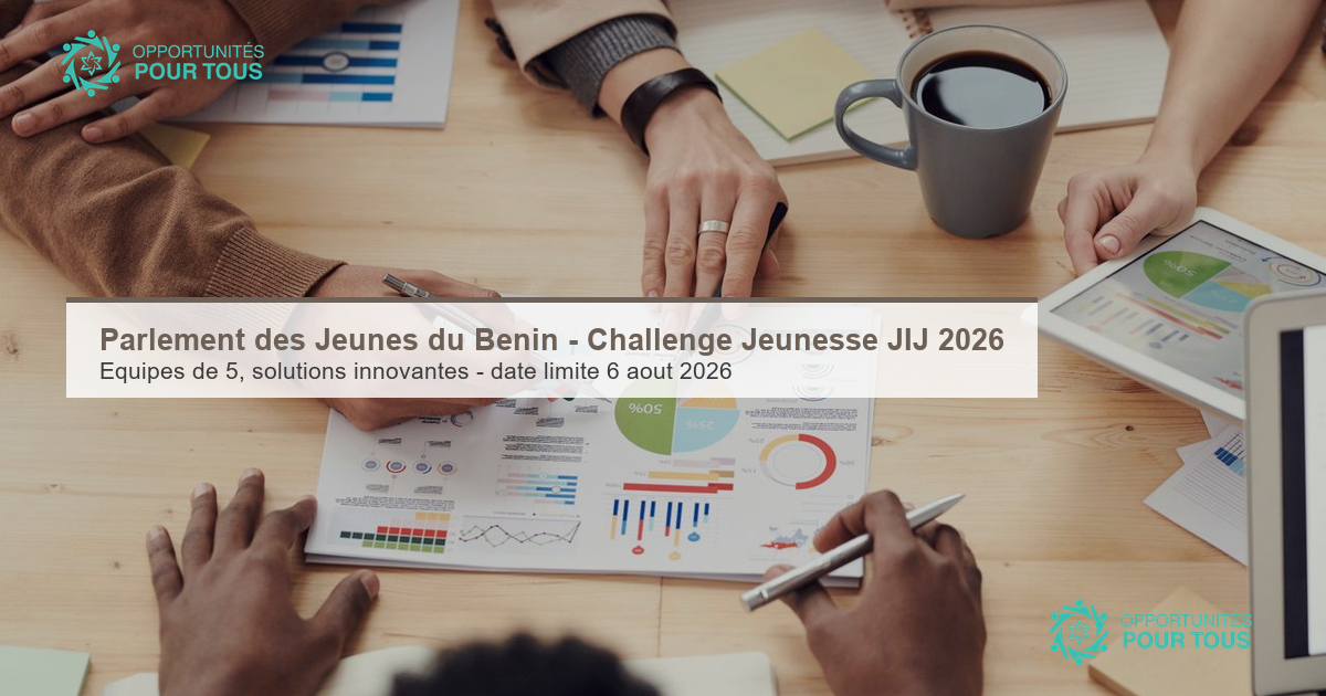 Parlement des Jeunes du Bénin – Challenge Jeunesse de la JIJ 2026