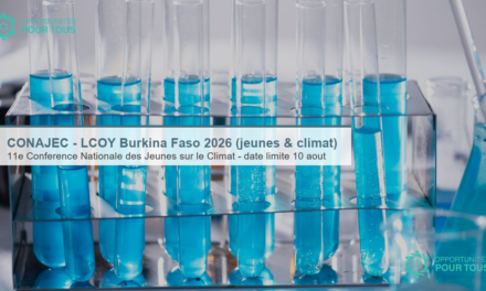 CONAJEC – LCOY Burkina Faso 2026 : Conférence Nationale des Jeunes sur le Climat