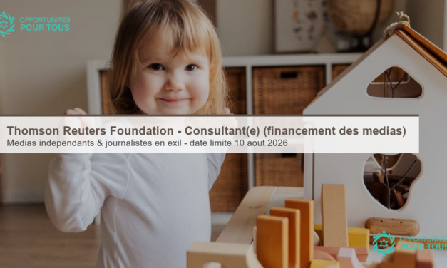 Thomson Reuters Foundation – Consultant(e) sur le financement des médias indépendants