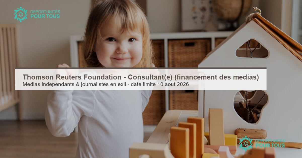 Thomson Reuters Foundation – Consultant(e) sur le financement des médias indépendants