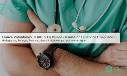 France Volontaires, IFAID & La Guilde – Six missions de Service Civique et de VSI