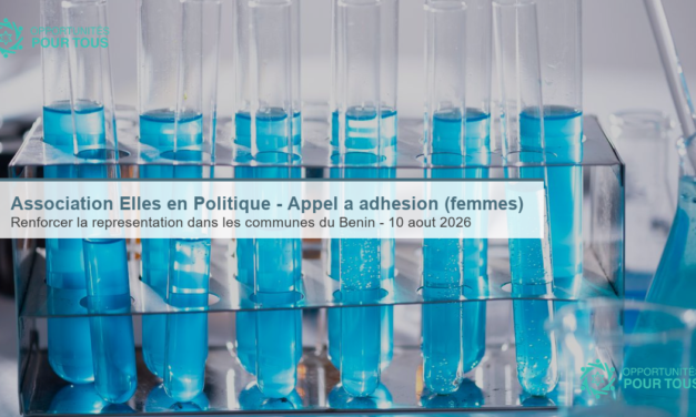 Association Elles en Politique – Appel à adhésion de nouvelles membres (Bénin)
