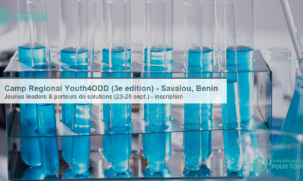 Camp Régional Youth4ODD (3e édition) – Jeunesse, territoires et solutions durables (Savalou)