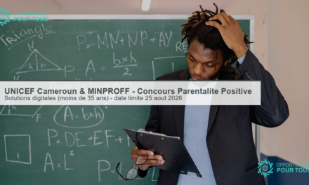 UNICEF Cameroun & MINPROFF – Concours d&rsquo;Innovation « Parentalité Positive »