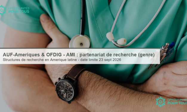 AUF-Amériques & OFDIG – Appel à manifestation d&rsquo;intérêt : partenariat de recherche (genre & développement inclusif)