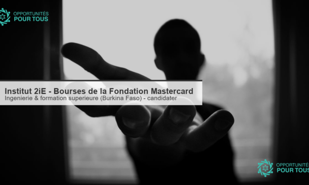 Institut 2iE – Bourses de la Fondation Mastercard