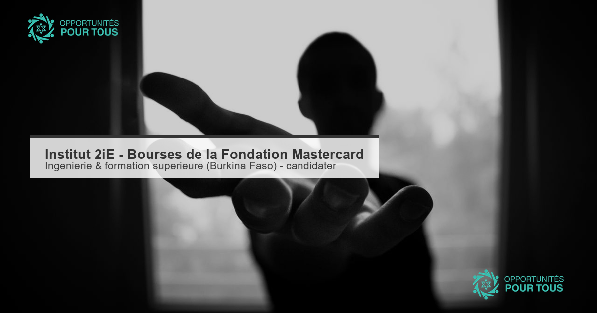 Institut 2iE – Bourses de la Fondation Mastercard