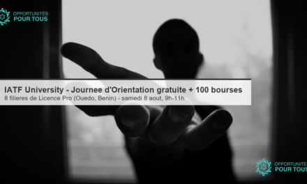 IATF University – Journée d&rsquo;Orientation gratuite + 100 bourses (Ouèdo, Bénin)