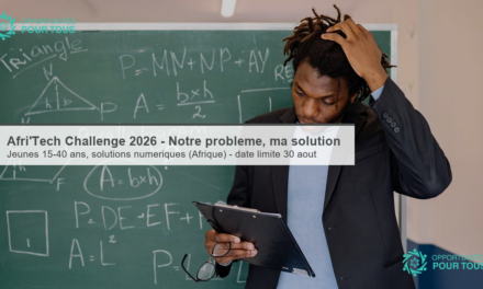 Afri&rsquo;Tech Challenge 2026 – « Notre problème, ma solution »