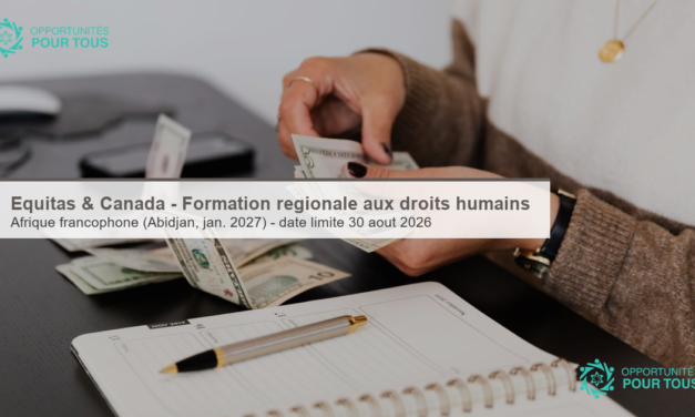 Equitas & Canada – Session Régionale de Formation aux Droits Humains en Afrique francophone