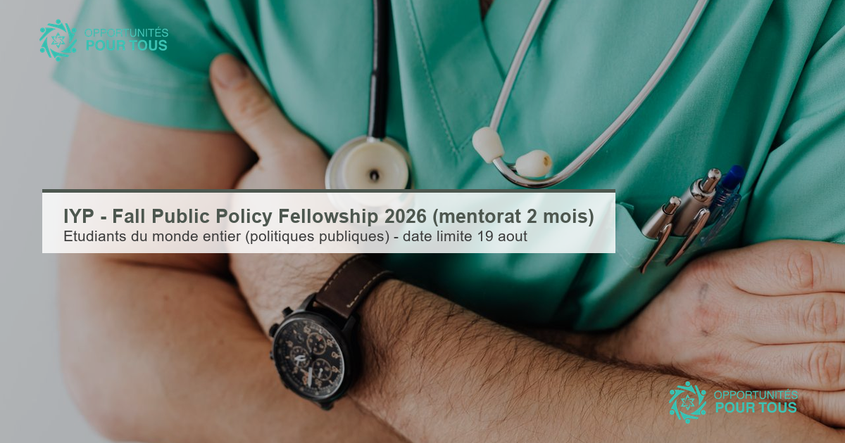 Institute for Youth in Policy (IYP) – Fall Public Policy Fellowship 2026