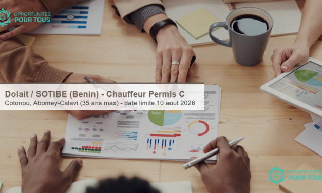 Dolait / SOTIBE (Bénin) – Chauffeur Permis C