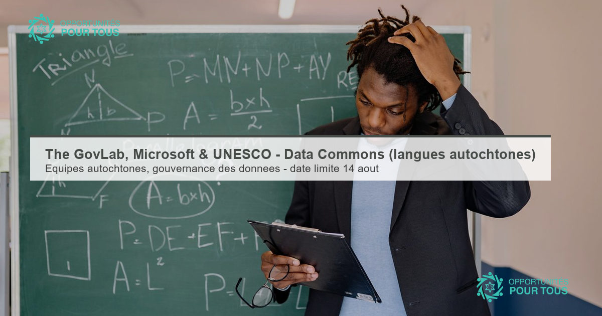 The GovLab, Microsoft & UNESCO – Incubating Data Commons pour les langues et cultures autochtones
