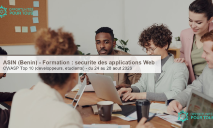 ASIN (Bénin) – Formation : sécurité des applications Web (OWASP Top 10)