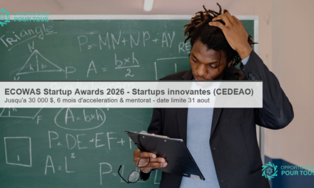 ECOWAS Startup Awards 2026 – Startups innovantes d&rsquo;Afrique de l&rsquo;Ouest