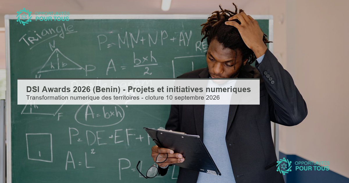 DSI Awards 2026 – Projets et initiatives numériques (Bénin)