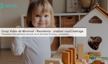 Coop Vidéo de Montréal – Résidence pour un premier court métrage