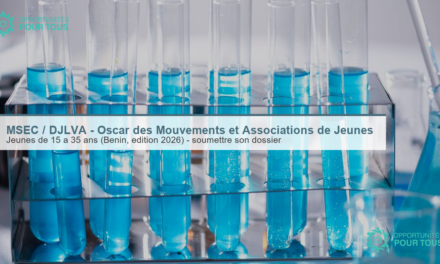 MSEC / DJLVA – Oscar des Meilleurs Mouvements et Associations de Jeunes du Bénin (Édition 2026)
