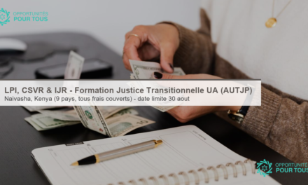 LPI, CSVR & IJR – Formation sur la Politique de Justice Transitionnelle de l&rsquo;UA (AUTJP, Naivasha)