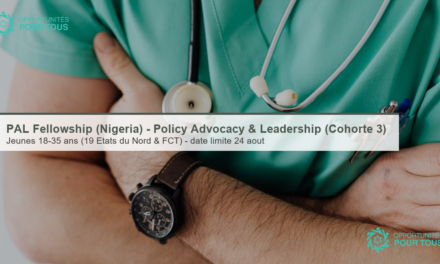 PAL Fellowship (Nigeria) – Policy Advocacy and Leadership Fellowship (Cohorte 3)