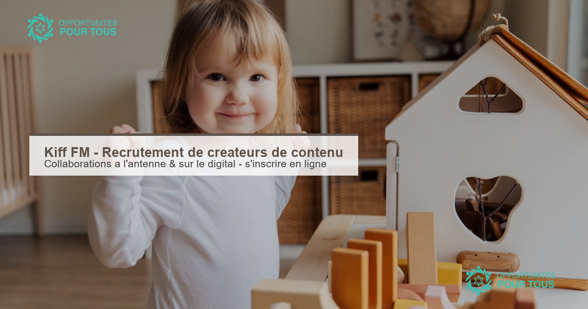 Kiff FM – Recrutement de créateurs de contenu