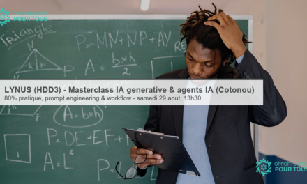 LYNUS (HDD3) – Masterclass IA générative & agents IA (Cotonou)