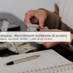 Croix-Rouge Malagasy (CRM) – Recrutement multiposte (6 postes)