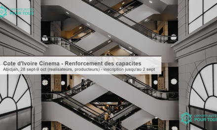 Côte d&rsquo;Ivoire Cinéma – Programme pilote de renforcement des capacités (Abidjan)