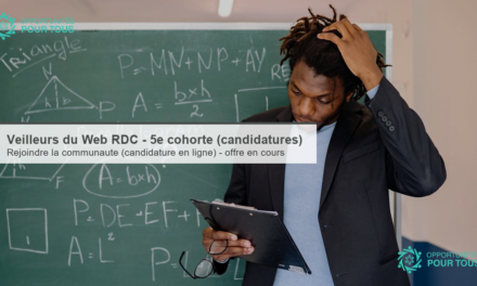 Veilleurs du Web RDC – 5e cohorte (candidatures en cours)