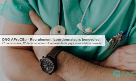 ONG AProCEp – Recrutement de coordonnateurs et représentants pays (missions bénévoles)