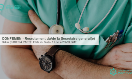 La CONFEMEN recherche son prochain ou sa prochaine Secrétaire général(e)